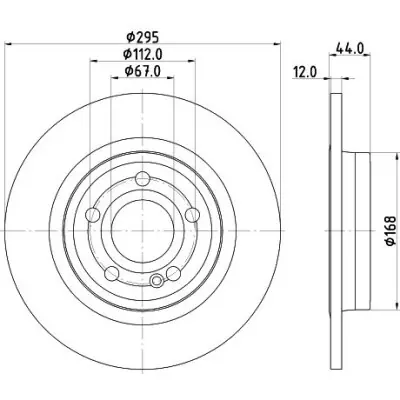 Disco de freno HELLA 8DD 355 133-351 HELLA 8DD 355 133-351 Comprar En Línea